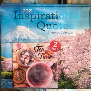 Bundle 2021 Quotes Calendar 2 Pk & Pad/ Mini📆 NEW